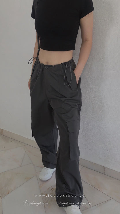 BOYFRIEN TROUSERS IN BLACK/GREY/BEIGE/BROWN