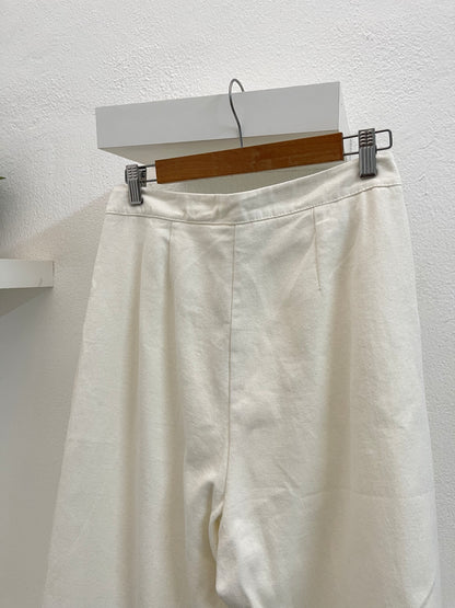 HIGHWAIST WHITE JEANS（L）