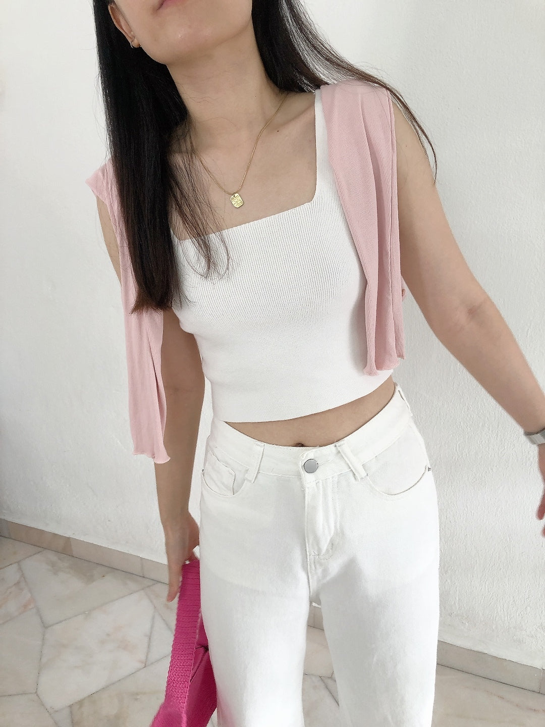 JOYI HIGHWAIST WHITE JEANS
