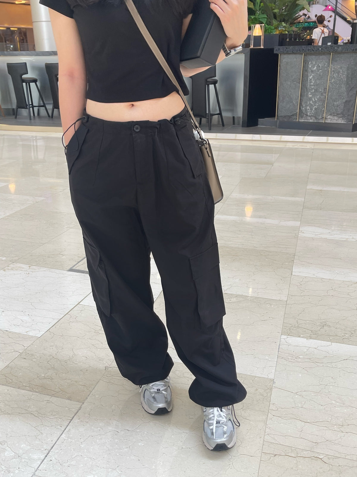 BOYFRIEN TROUSERS IN BLACK/GREY/BEIGE/BROWN