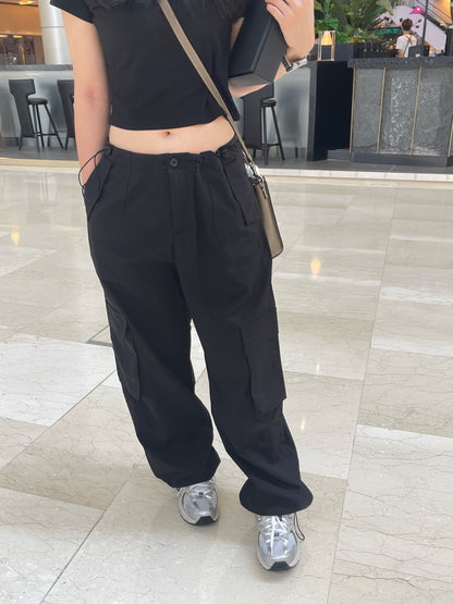BOYFRIEN TROUSERS IN BLACK/GREY/BEIGE/BROWN