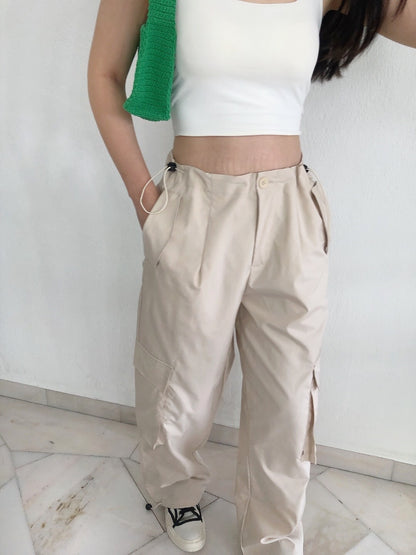 BOYFRIEN TROUSERS IN BLACK/GREY/BEIGE/BROWN