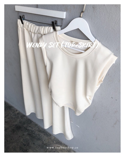 WENDY SET(TOP+SKIRT)