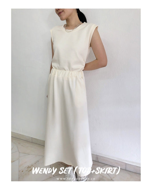 WENDY SET(TOP+SKIRT)