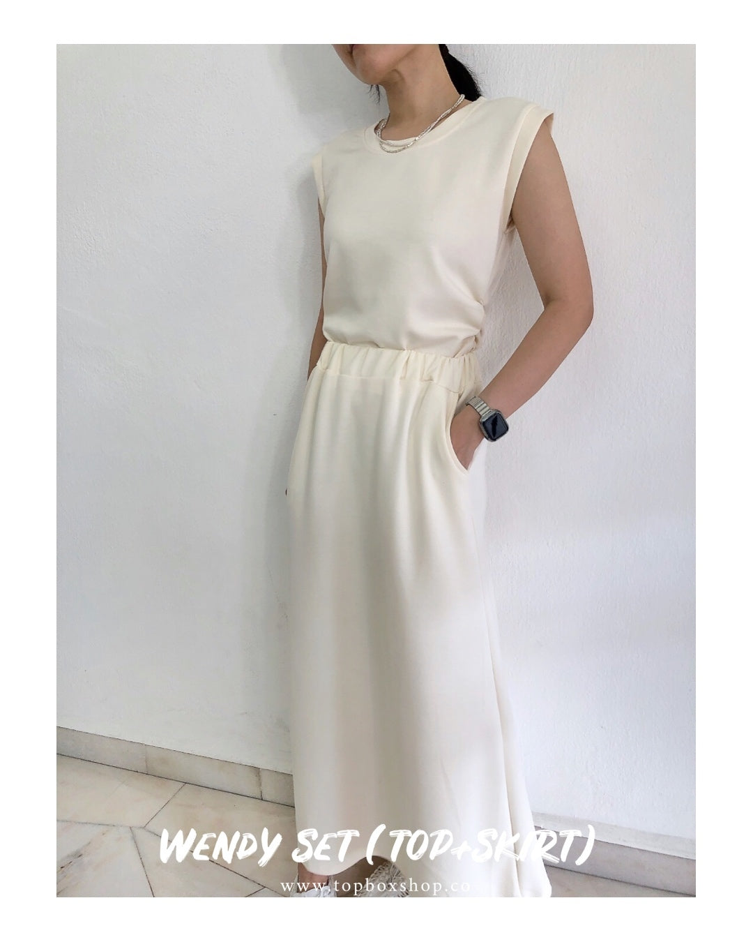 WENDY SET(TOP+SKIRT)