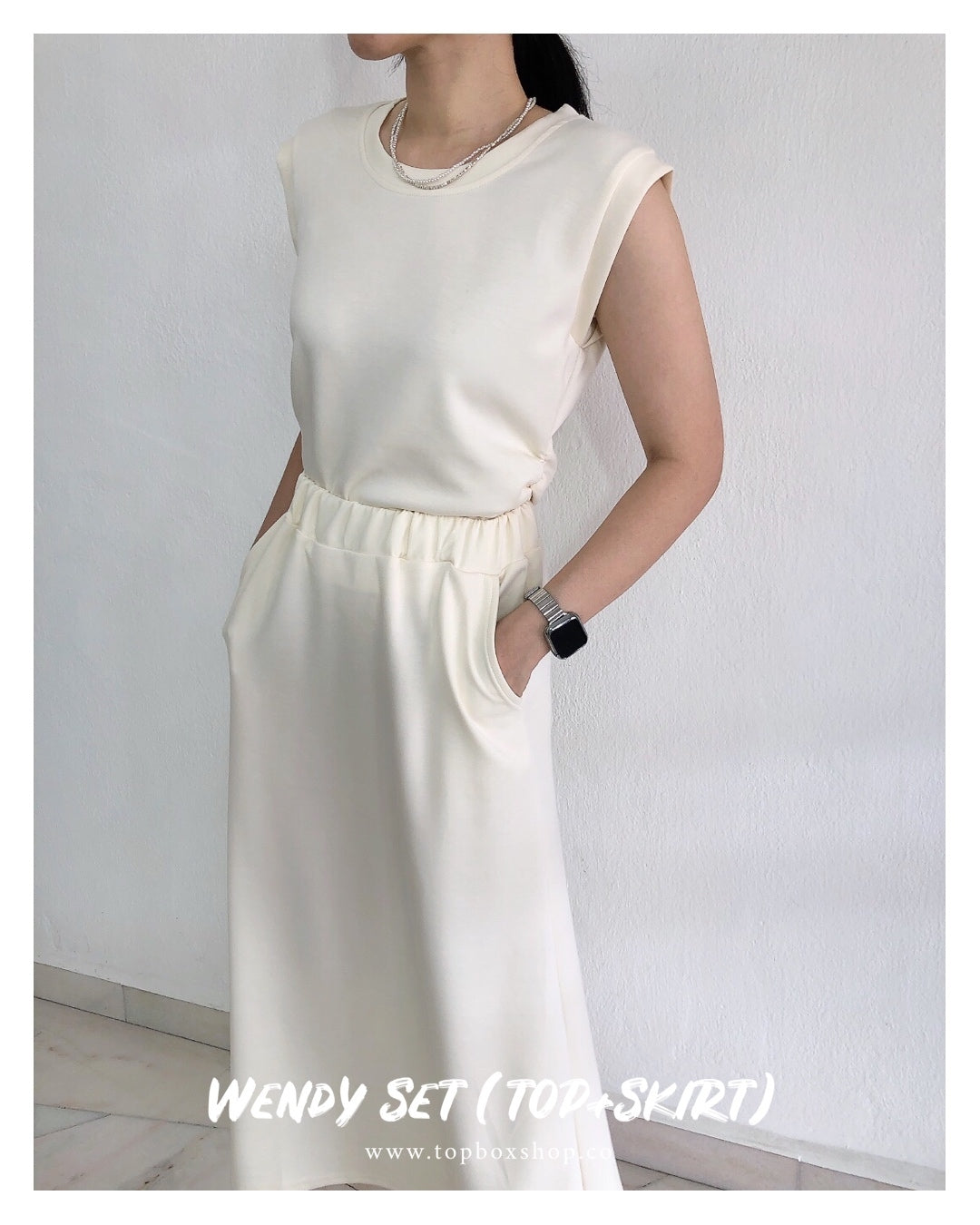 WENDY SET(TOP+SKIRT)