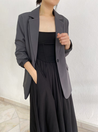 OVERSIZE GREY BLAZER