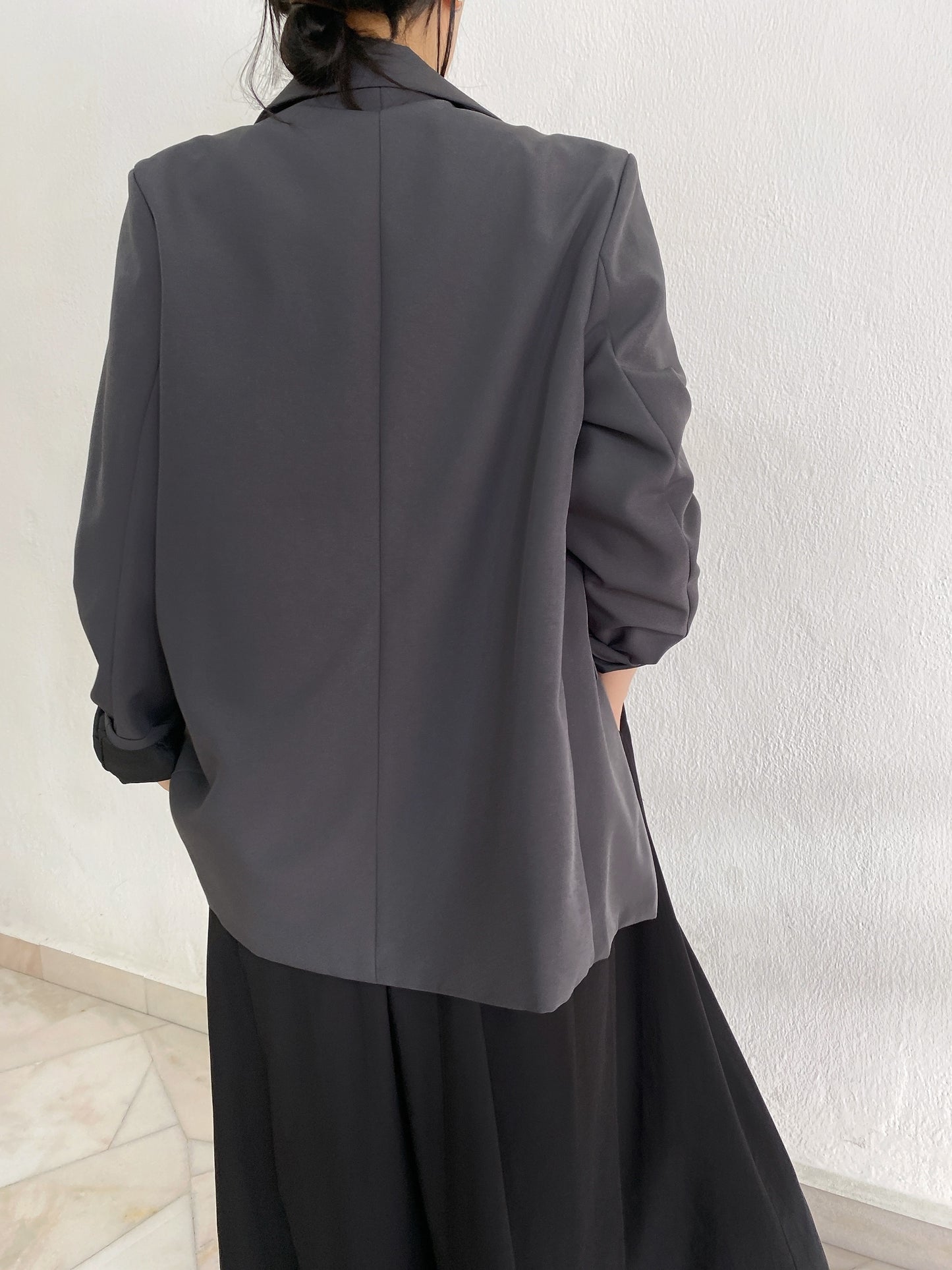 OVERSIZE GREY BLAZER