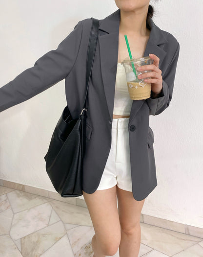 OVERSIZE GREY BLAZER