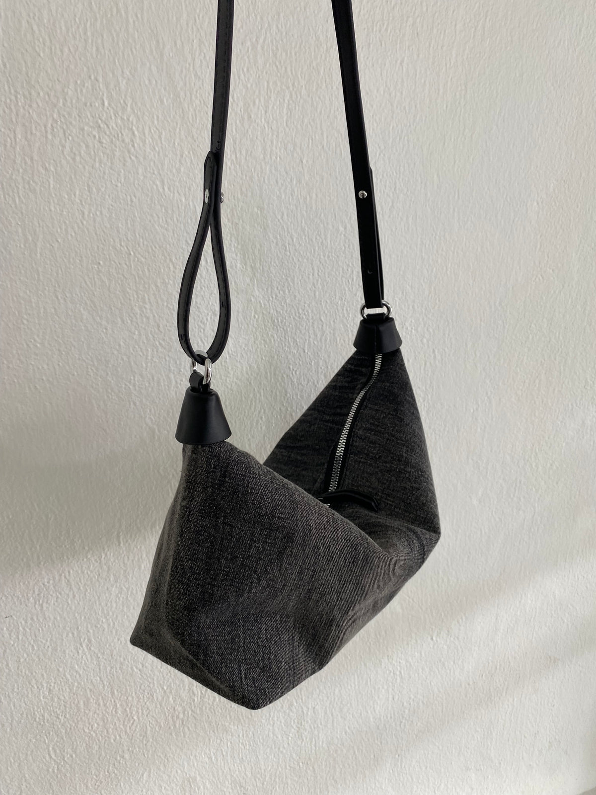 DENIM BLACK BAG