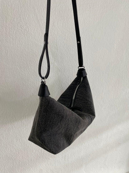 DENIM BLACK BAG