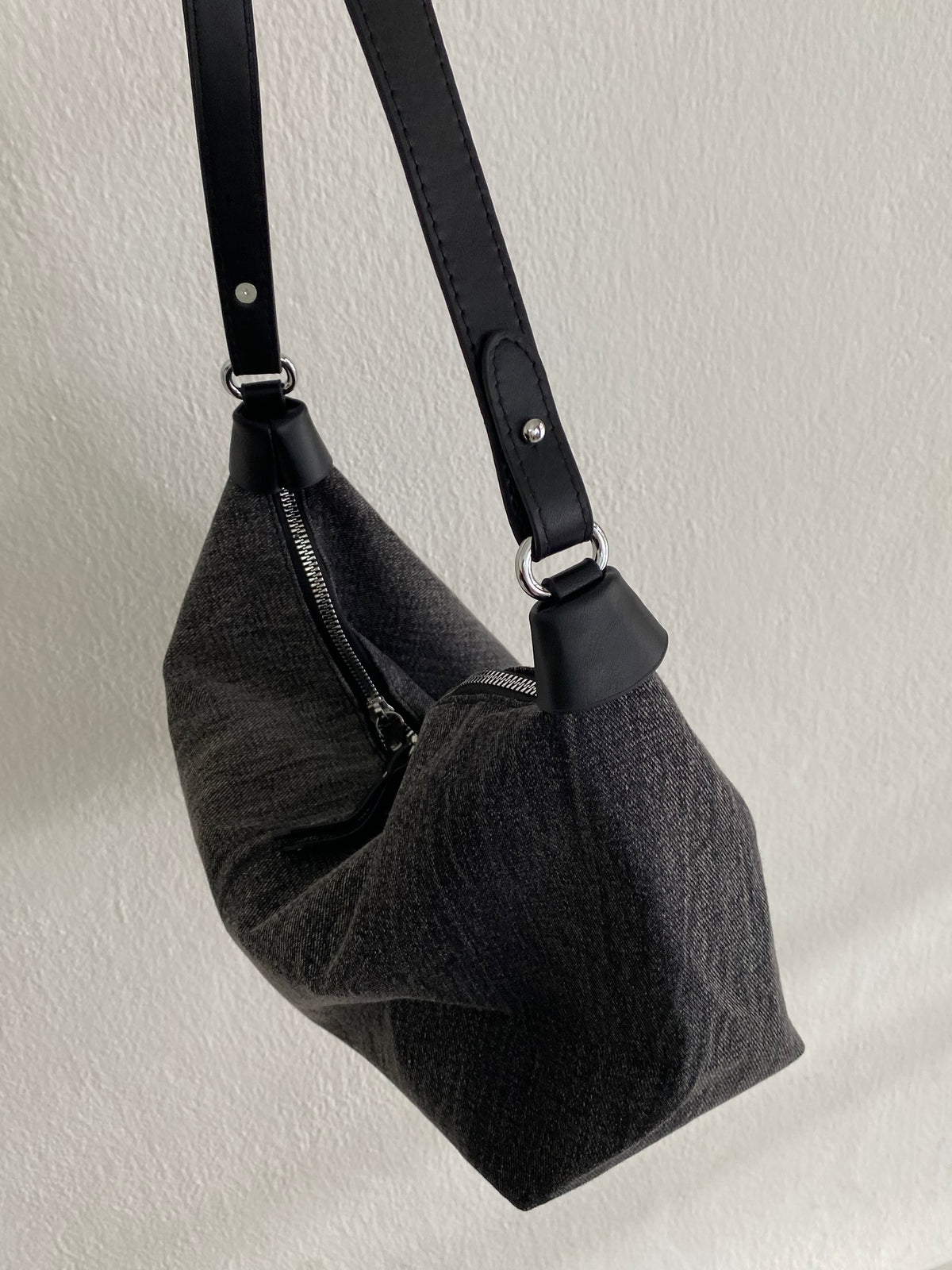 DENIM BLACK BAG
