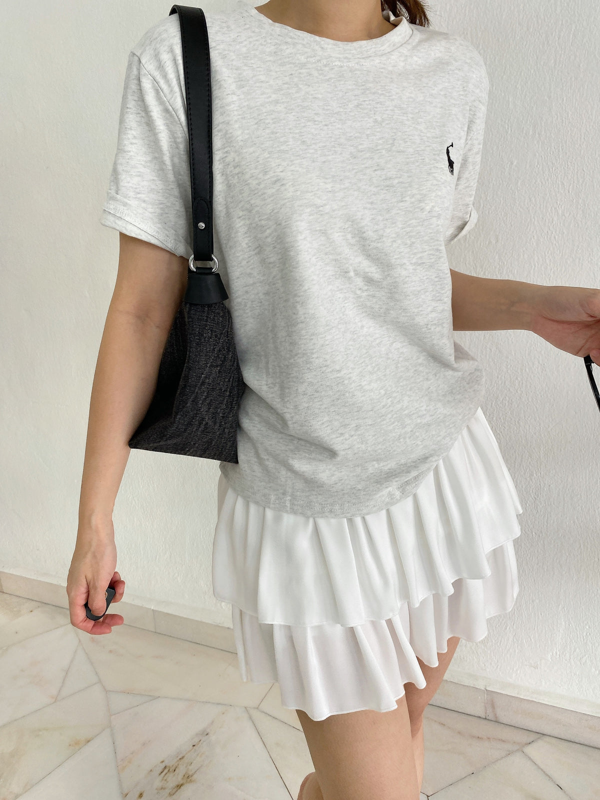 DENIM BLACK BAG