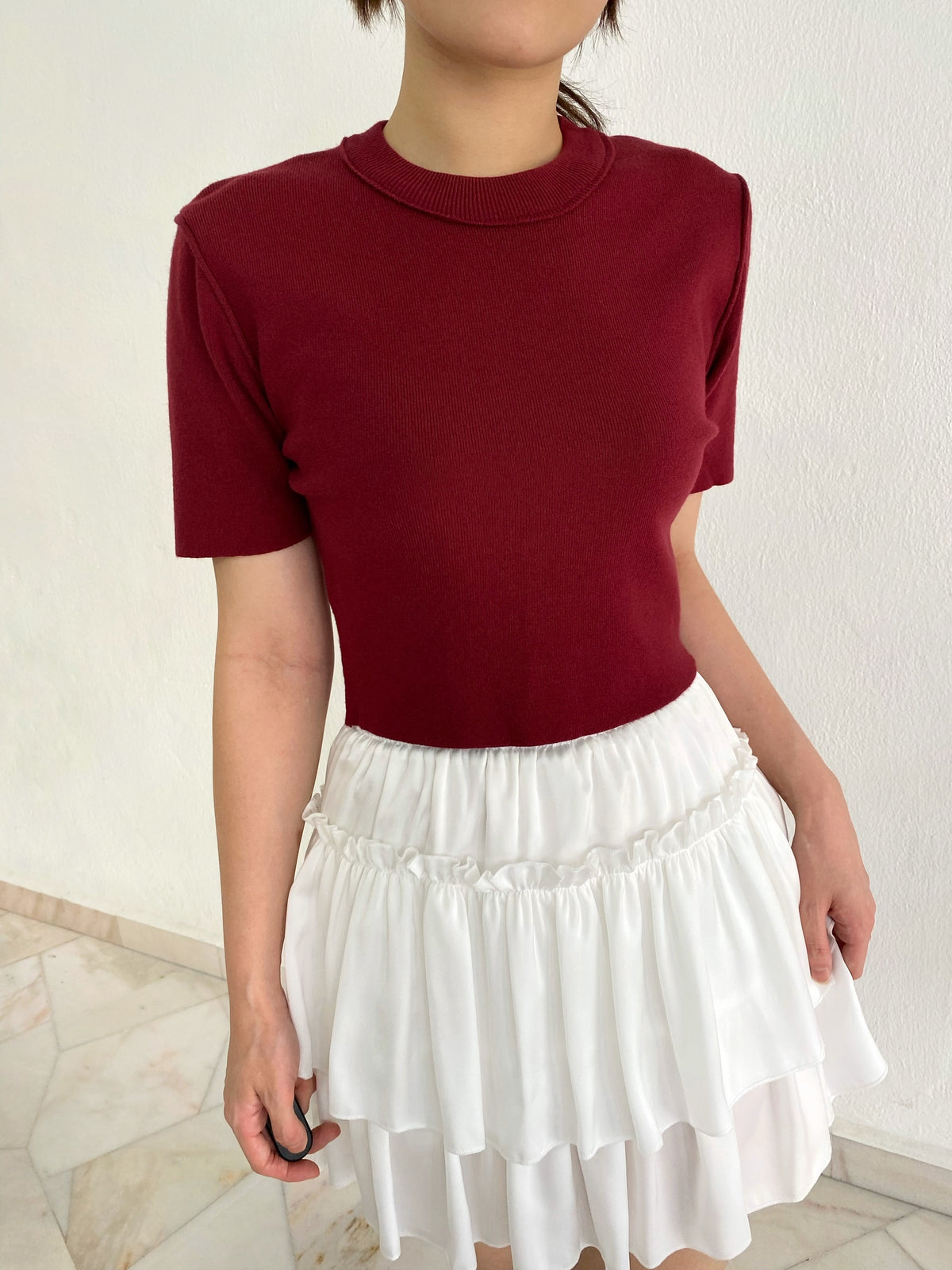 BASIC KNIT TEE