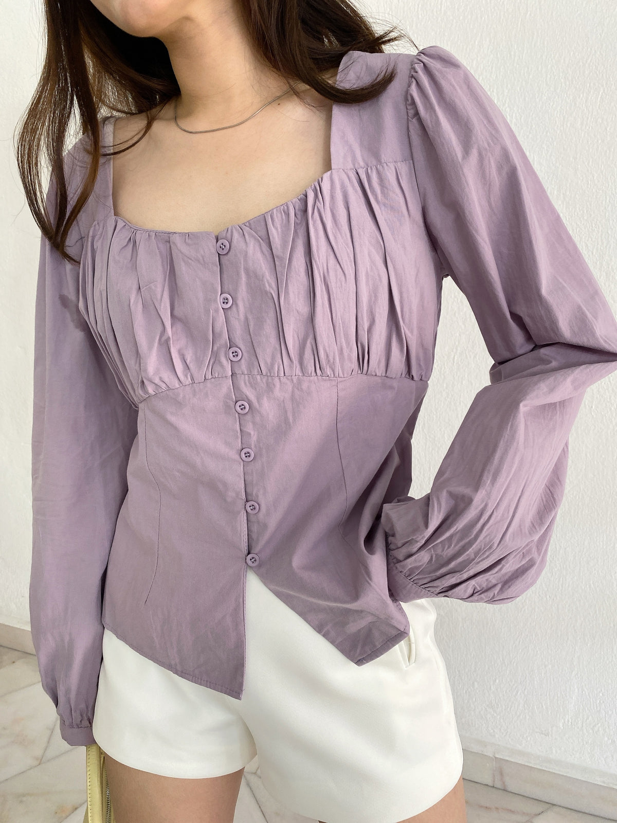 PURPLE BLOUSE