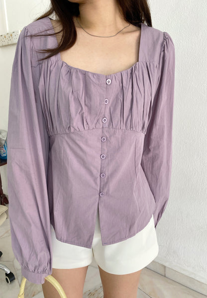 PURPLE BLOUSE