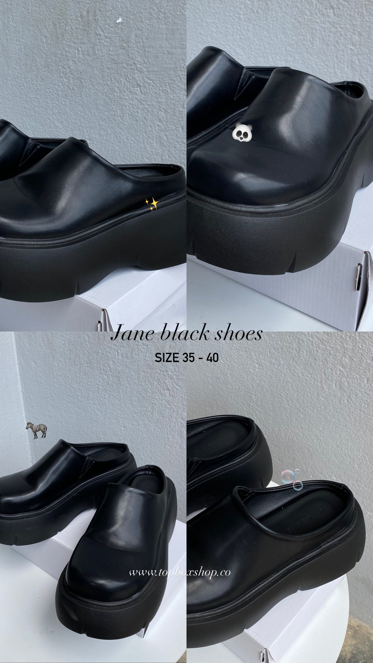 JANE BLACK SHOES