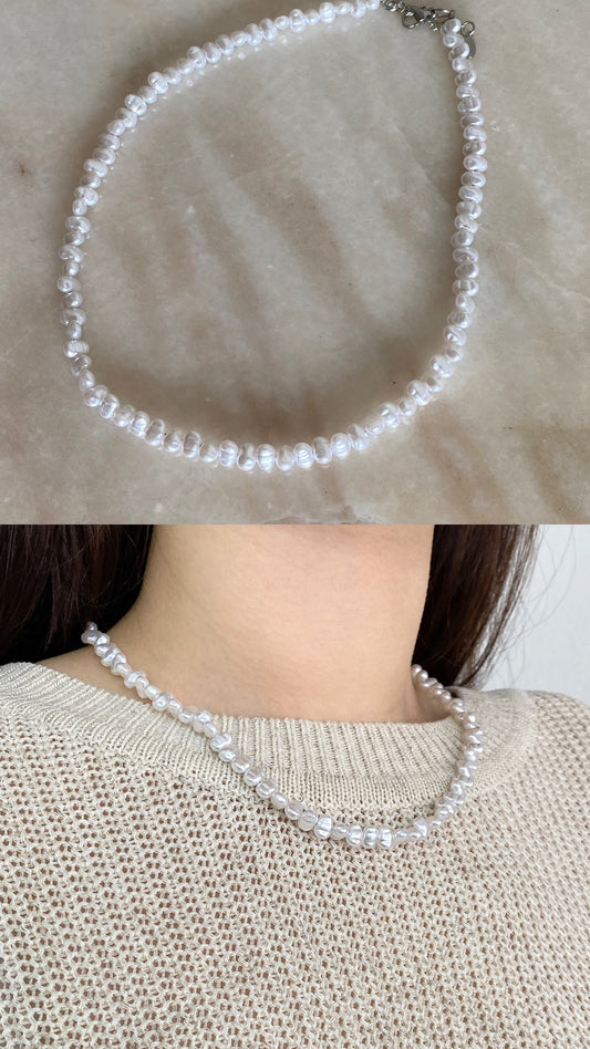 NECKLACE(MINI PEARL)