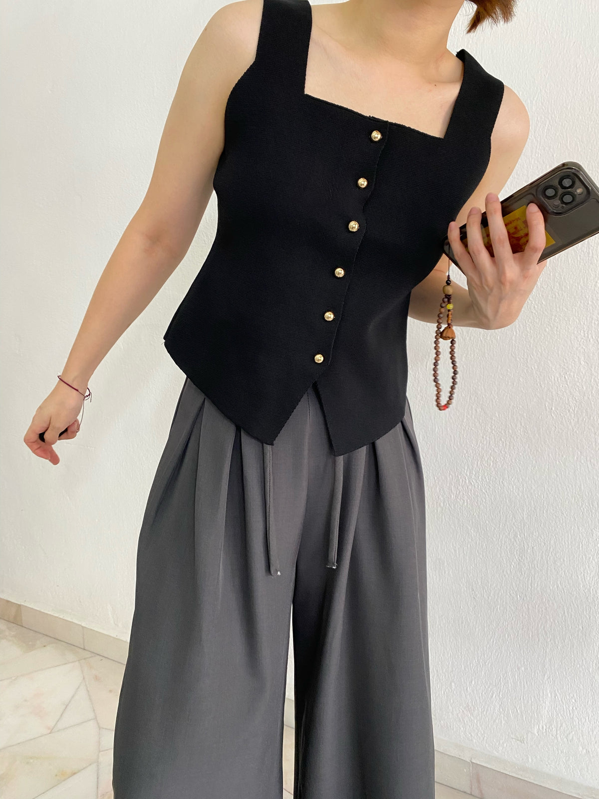 LUNA KNIT SINGLET