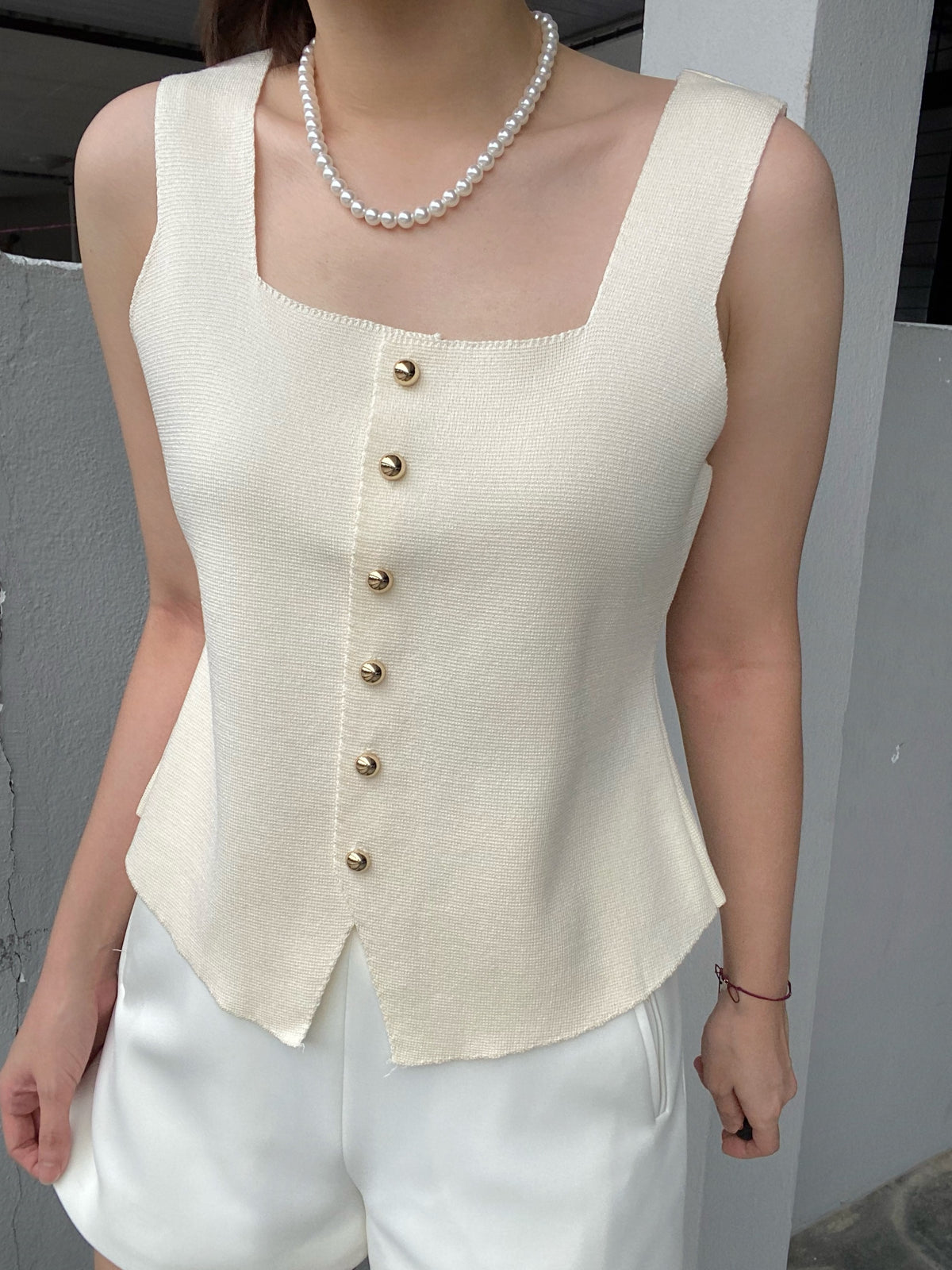 LUNA KNIT SINGLET