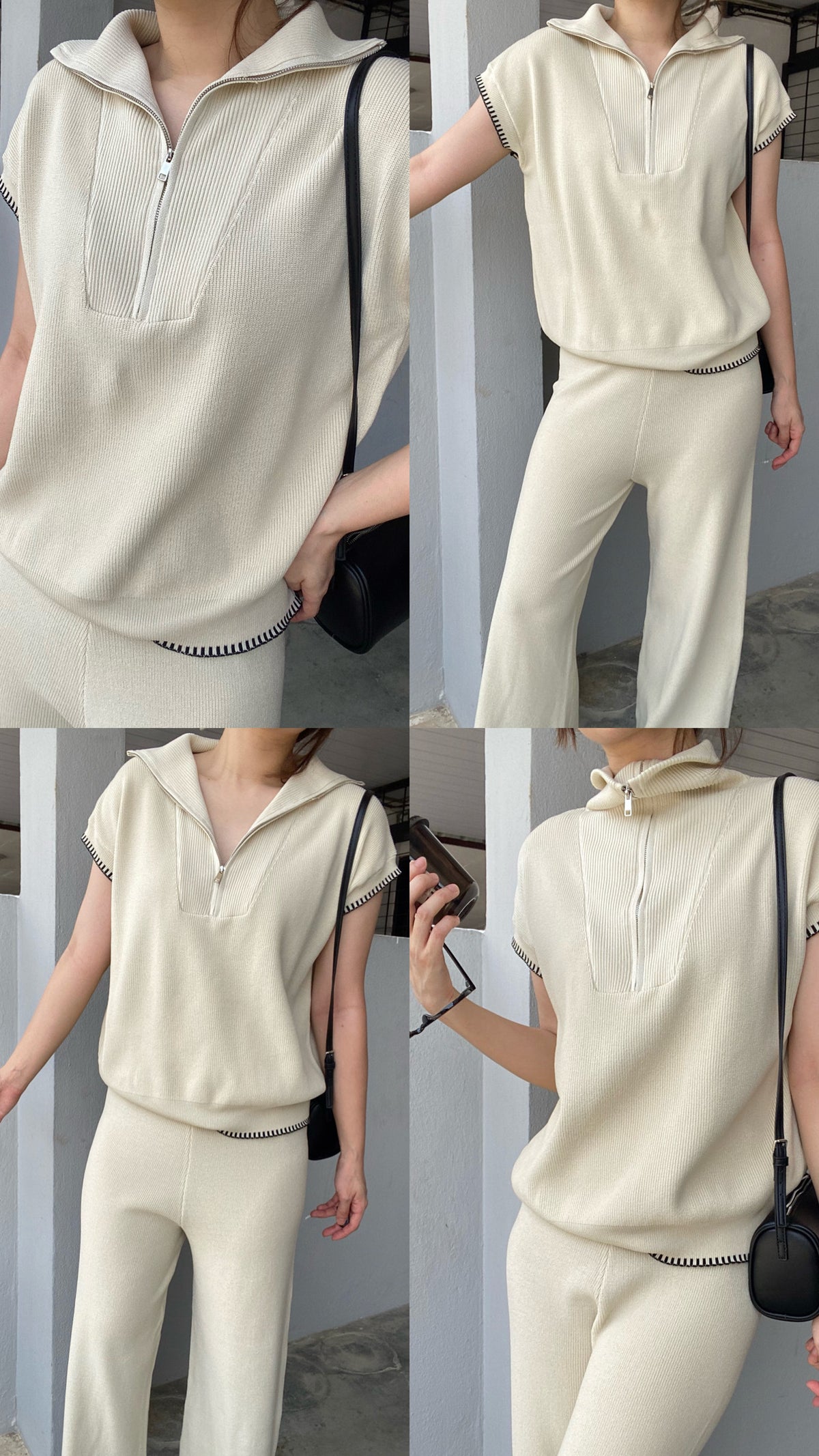 KNIT SET (ZIP)