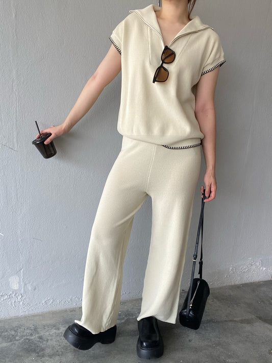 KNIT SET (ZIP)
