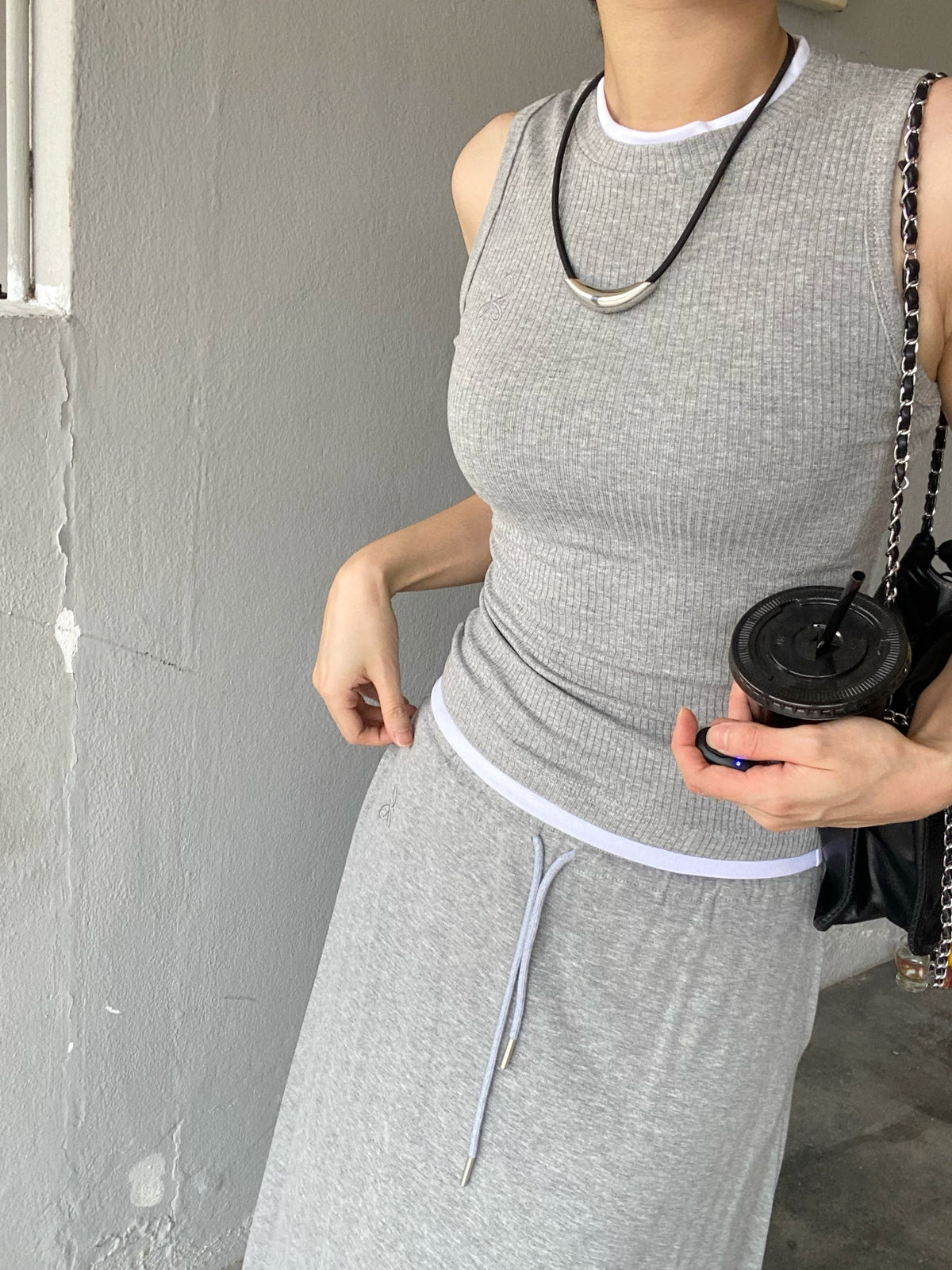LYDIA GREY TOP/BOTTM