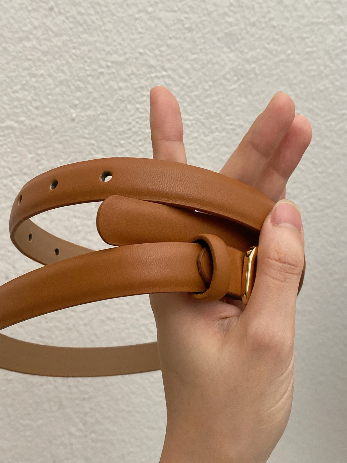 BROWN PU BELT