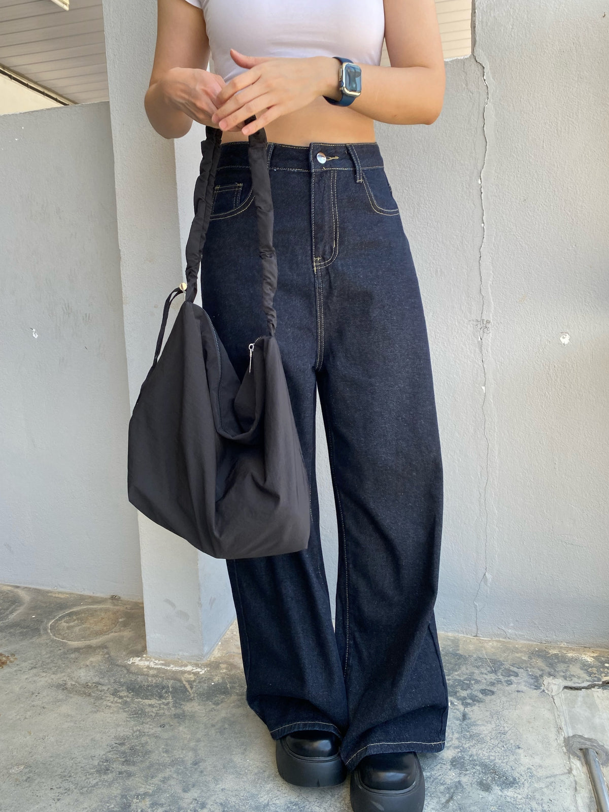 MOLLY JEANS（水洗深蓝）超级显瘦！