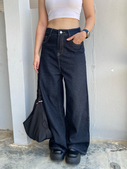 MOLLY JEANS（水洗深蓝）超级显瘦！