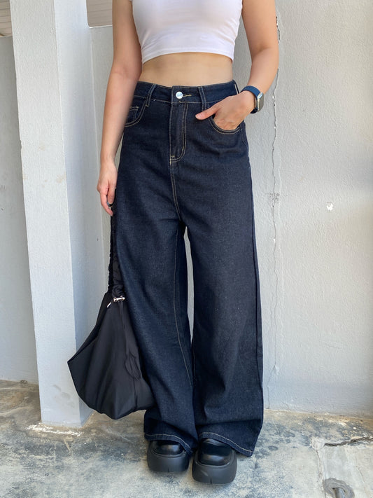 MOLLY JEANS（水洗深蓝）超级显瘦！