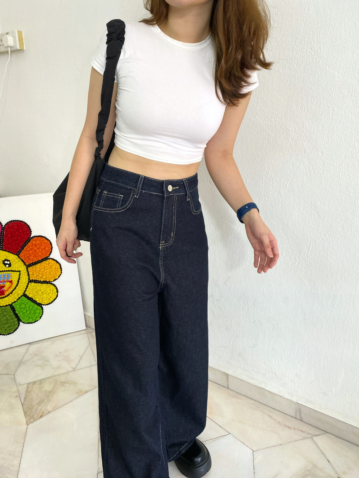 MOLLY JEANS（水洗深蓝）超级显瘦！
