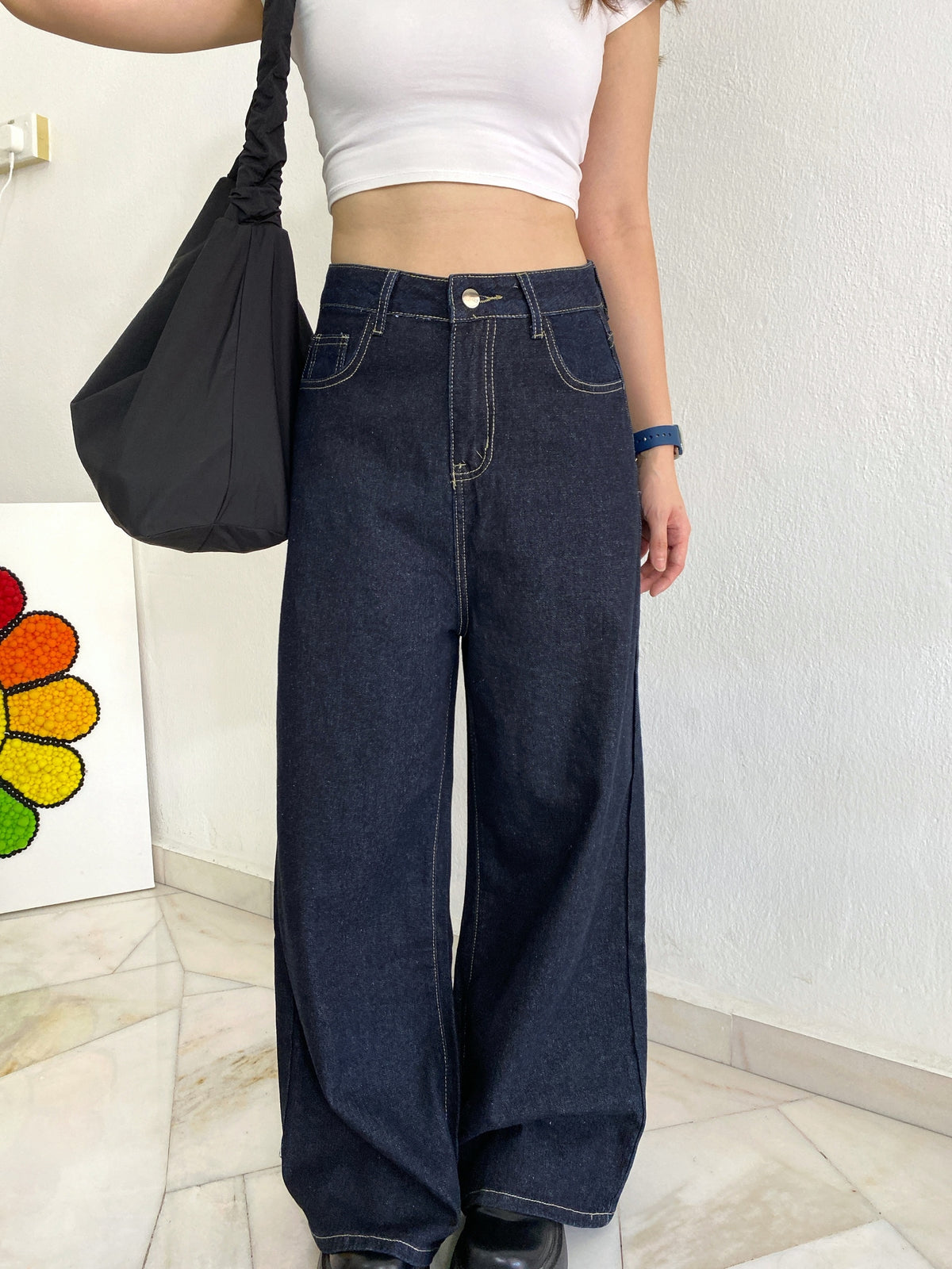 MOLLY JEANS（水洗深蓝）超级显瘦！