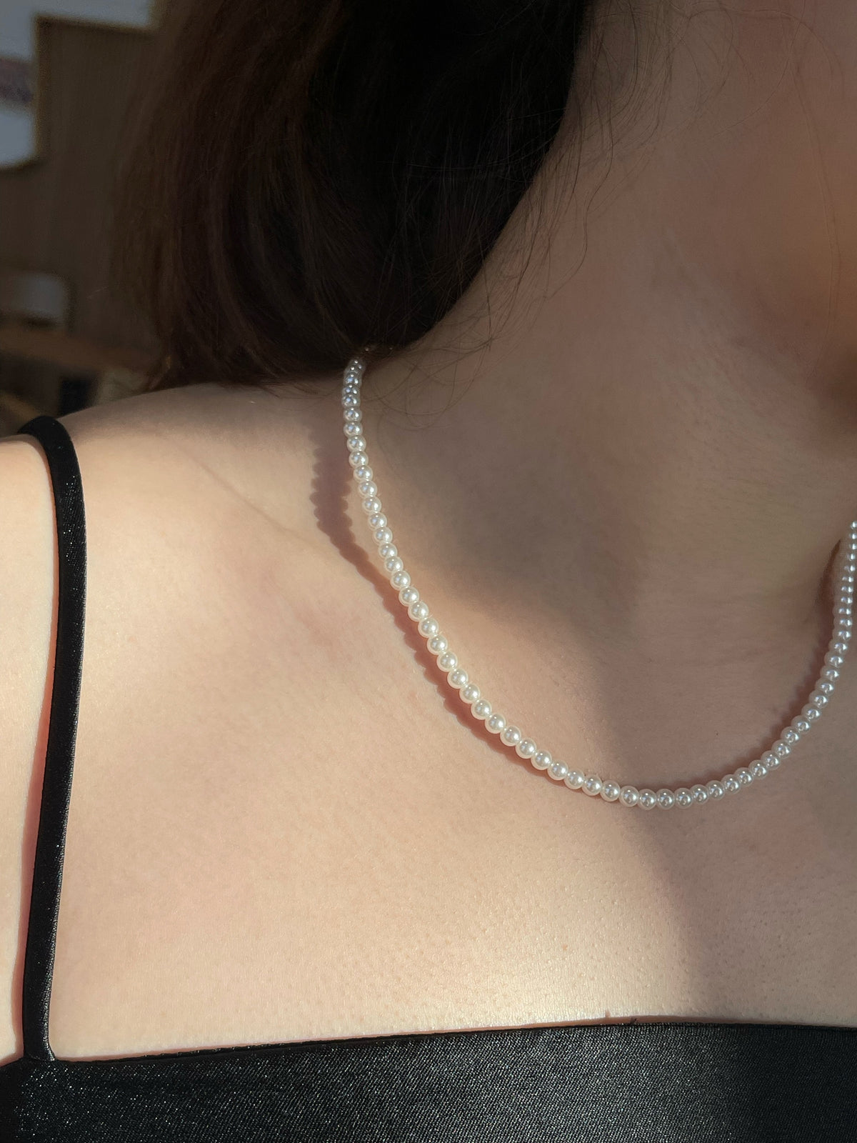 4MM PEARL NECKLACE