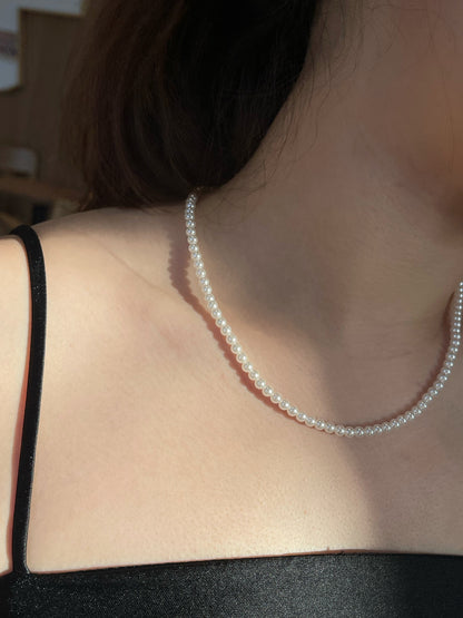4MM PEARL NECKLACE