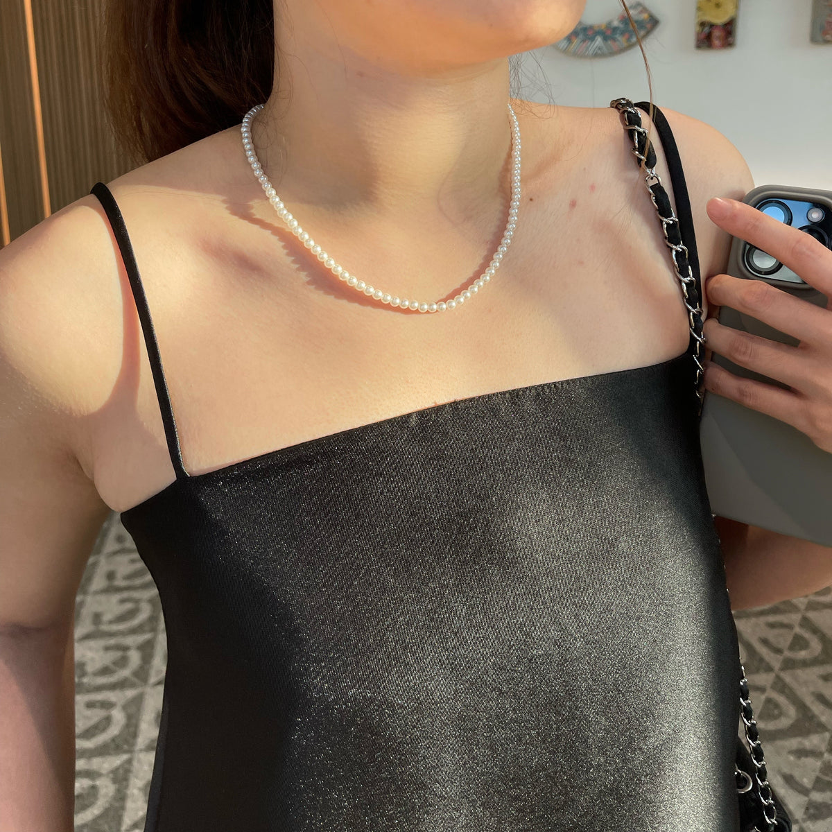 4MM PEARL NECKLACE