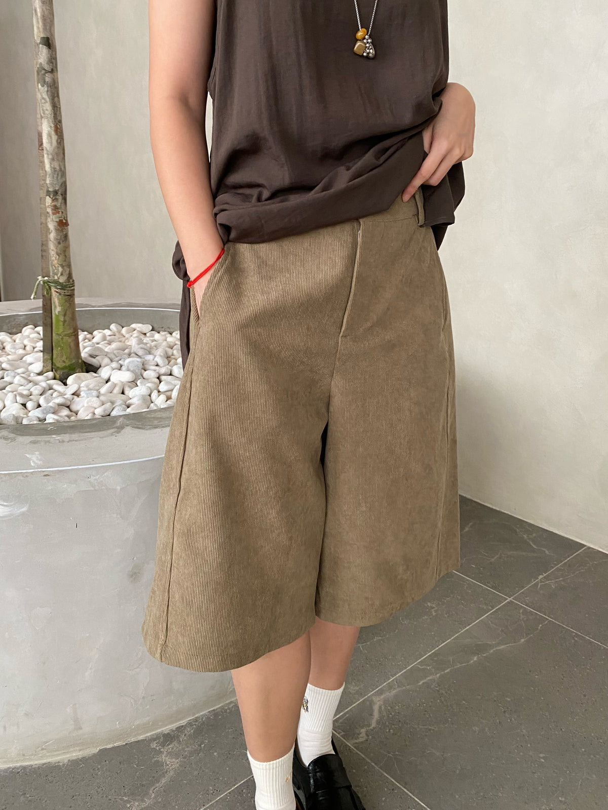 SHONA TROUSERS IN KHAKI/BROWN/GREEN