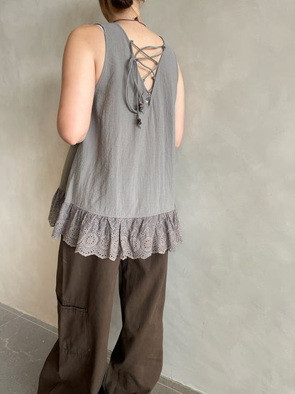 YENNIS SINGLET TOP IN GREEN