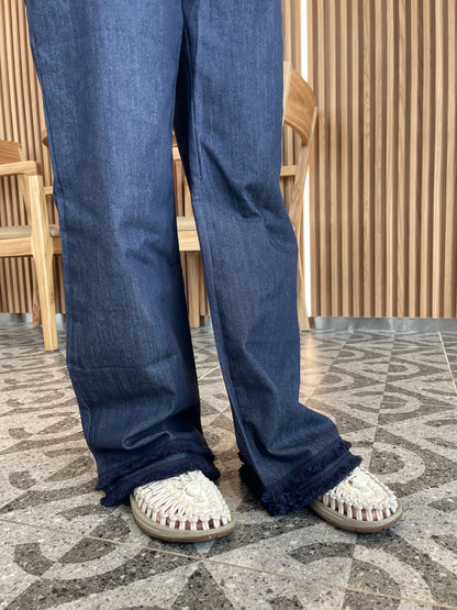 DENIM SET SINGLET + TROUSERS