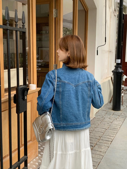 DENIM JACKET IN BLUE
