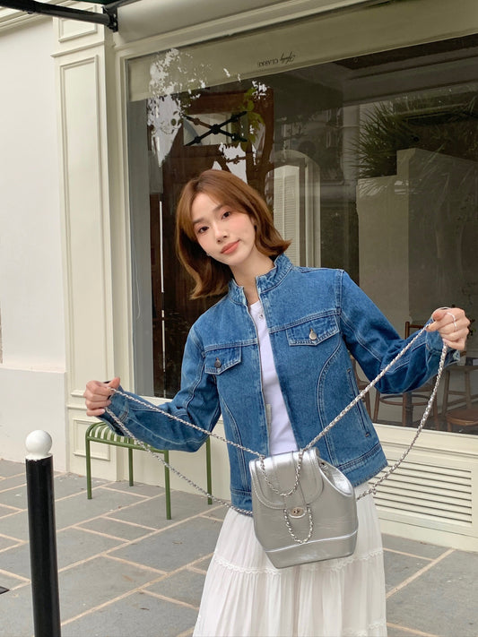 DENIM JACKET IN BLUE