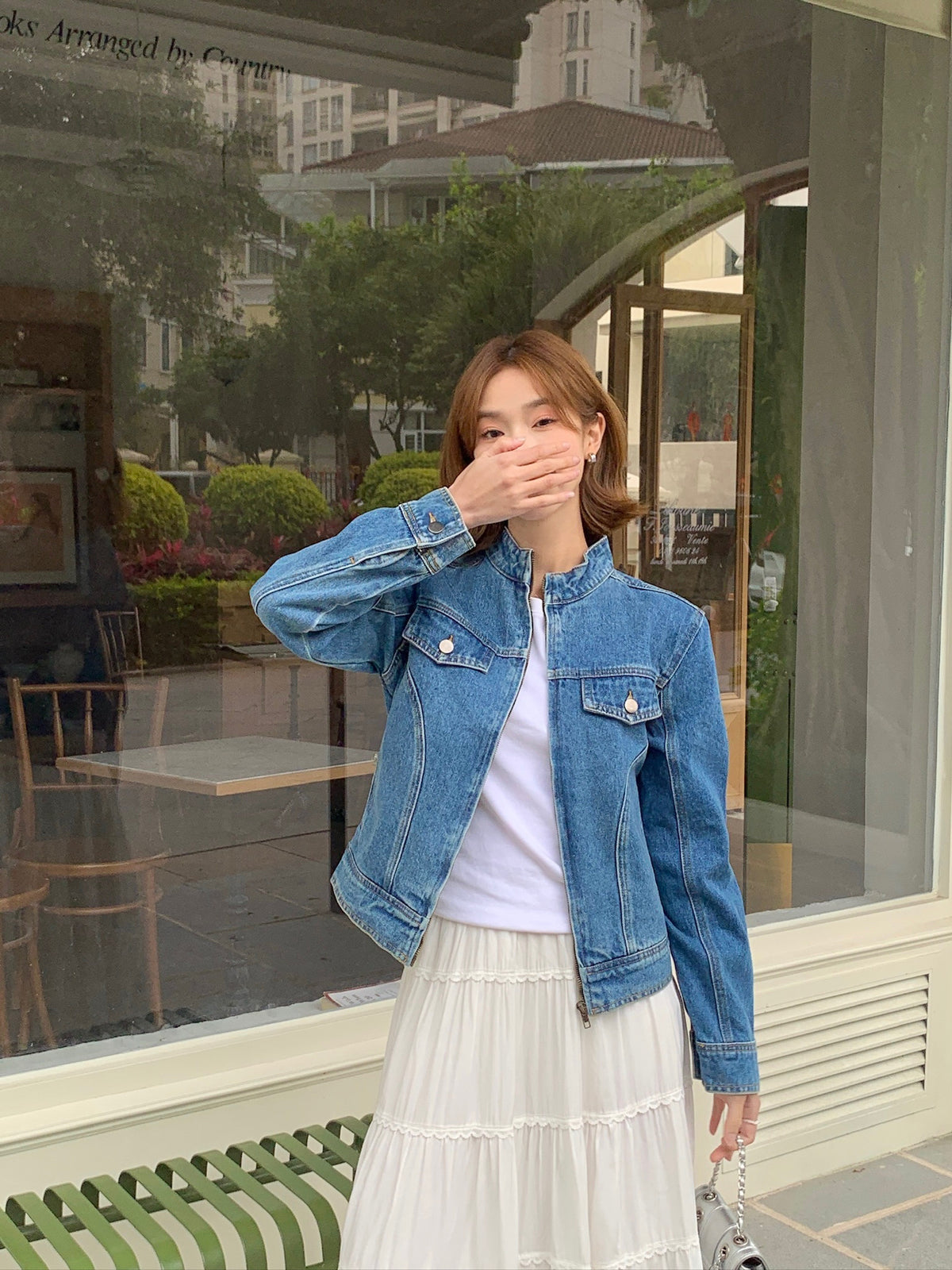 DENIM JACKET IN BLUE
