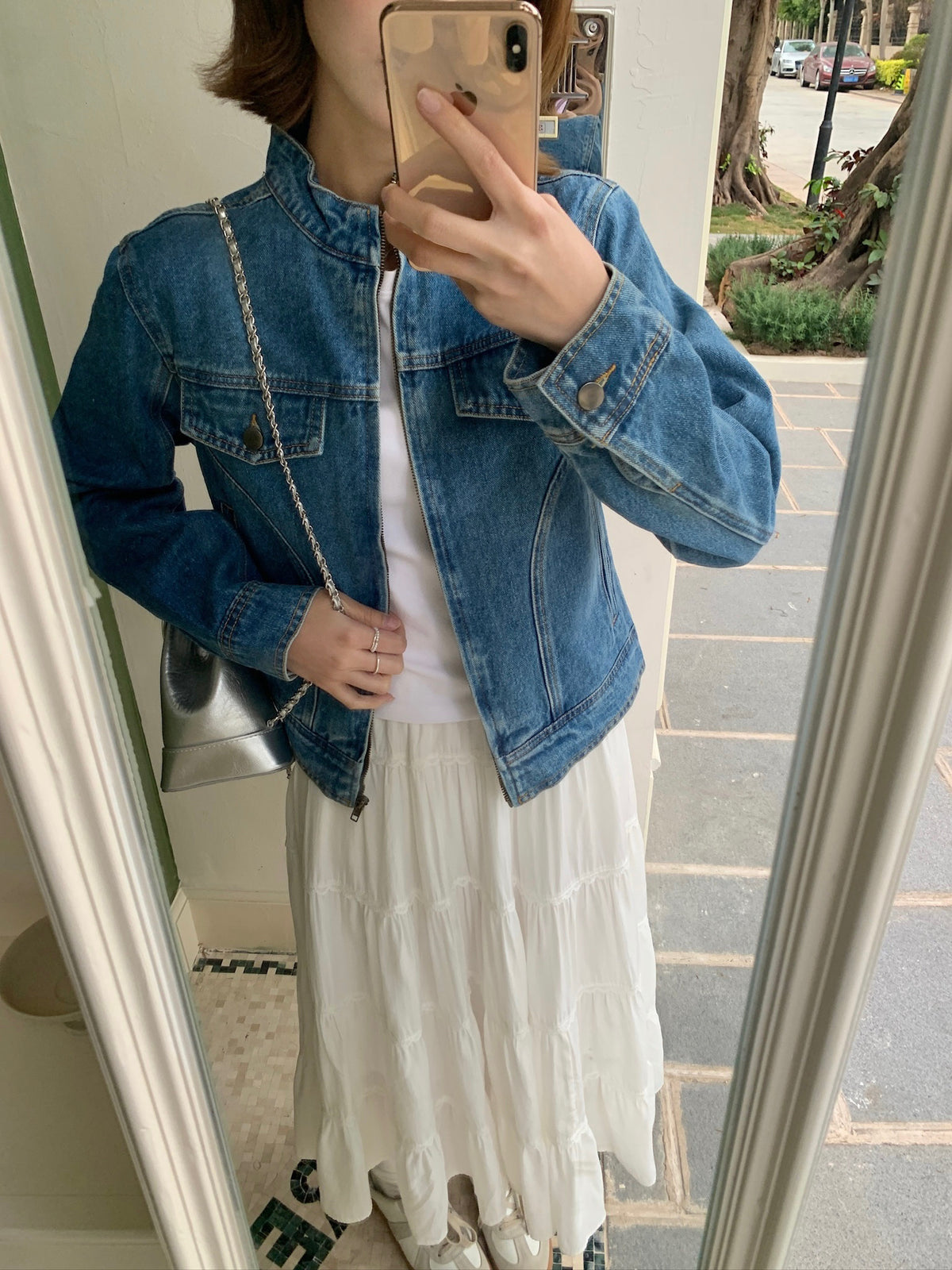 DENIM JACKET IN BLUE