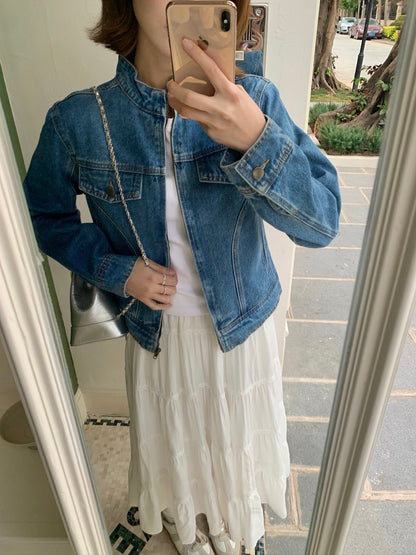DENIM JACKET IN BLUE