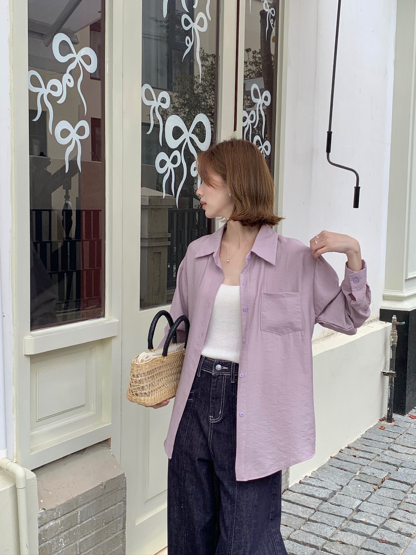 MANDY BLOUSE IN PURPLE