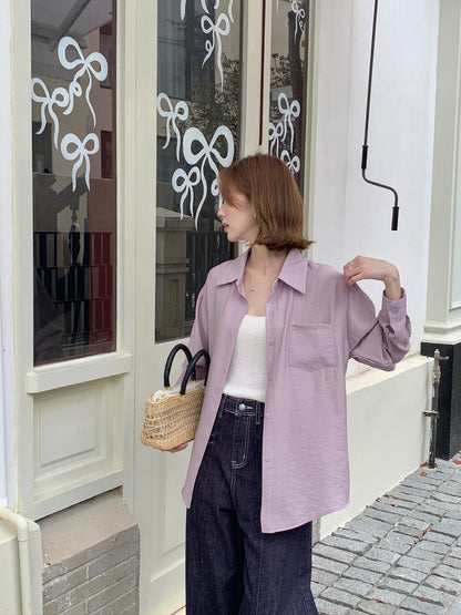 MANDY BLOUSE IN PURPLE