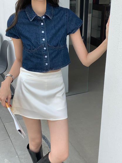 ZITA PREMIUM DENIM TOP