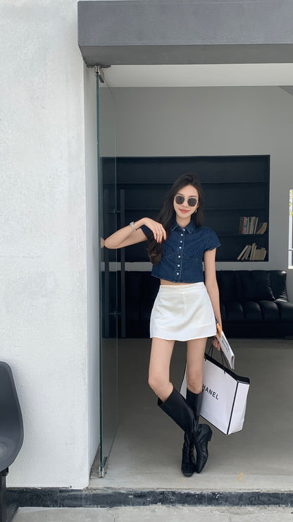 ZITA PREMIUM DENIM TOP