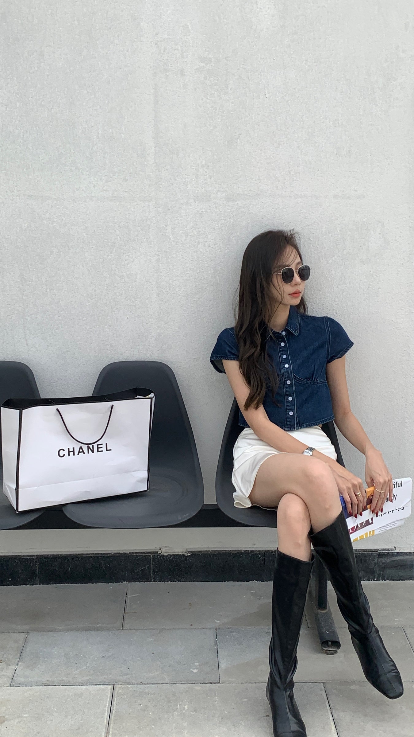 ZITA PREMIUM DENIM TOP