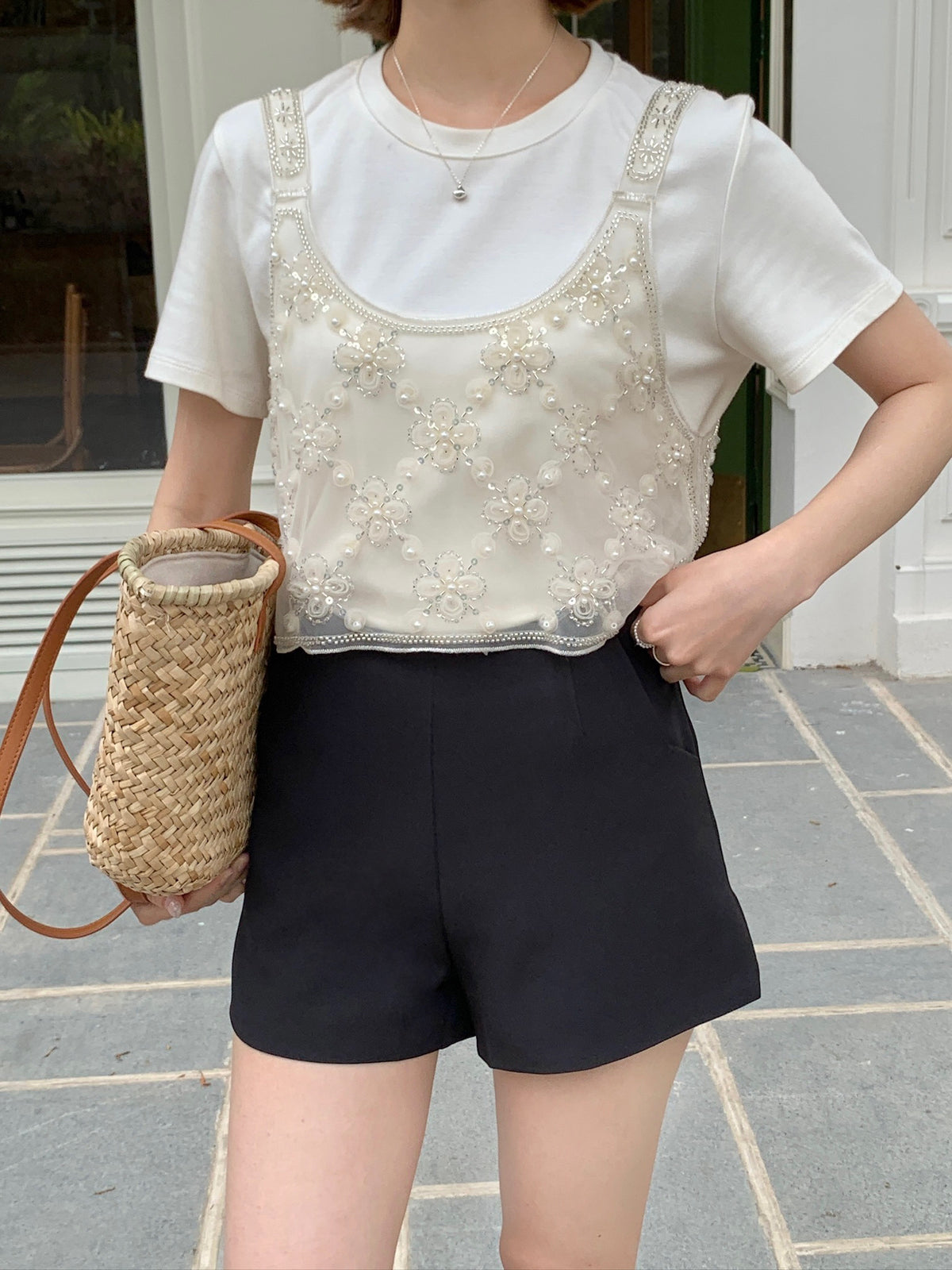 FLOWER TOP (MESH)